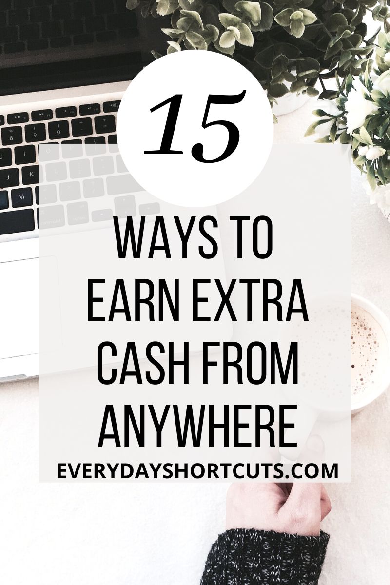 ways to earn extra cash from anywhere