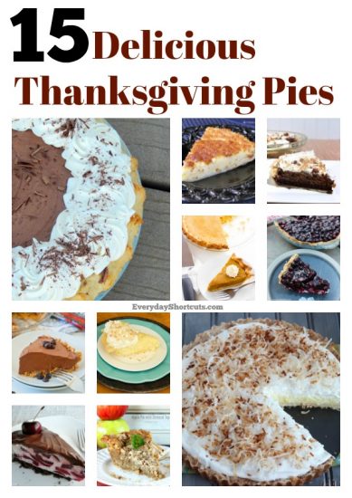 15 Delicious Thanksgiving Pies - Everyday Shortcuts