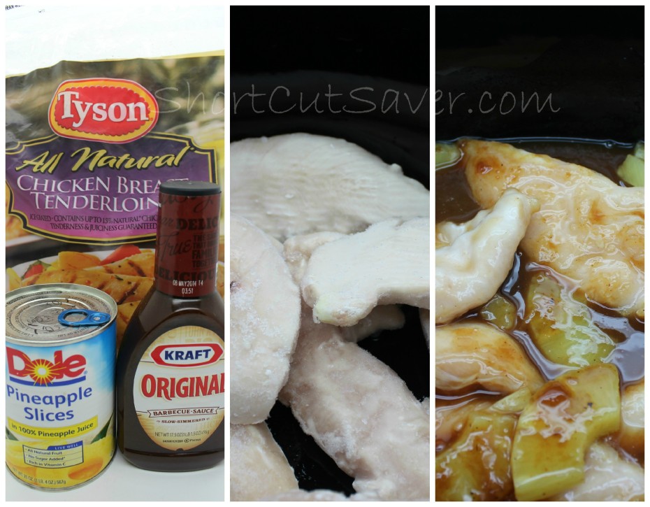 Crock Pot Hawaiian Barbecue chicken