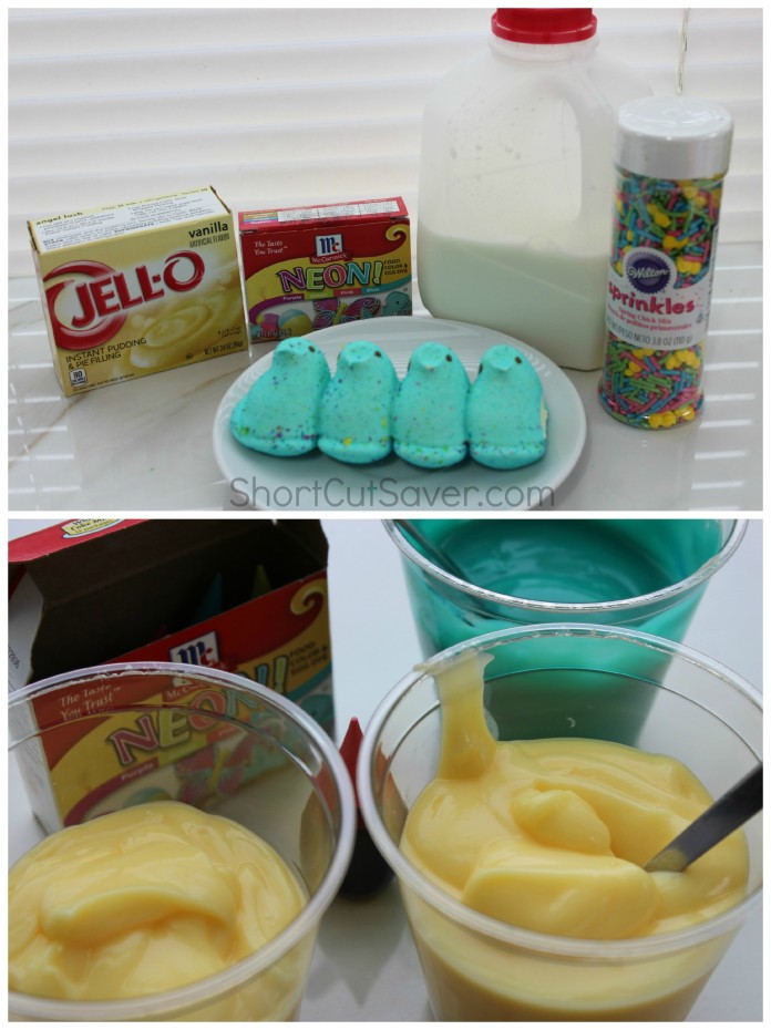 Peeps Pudding Cups Ingredients2