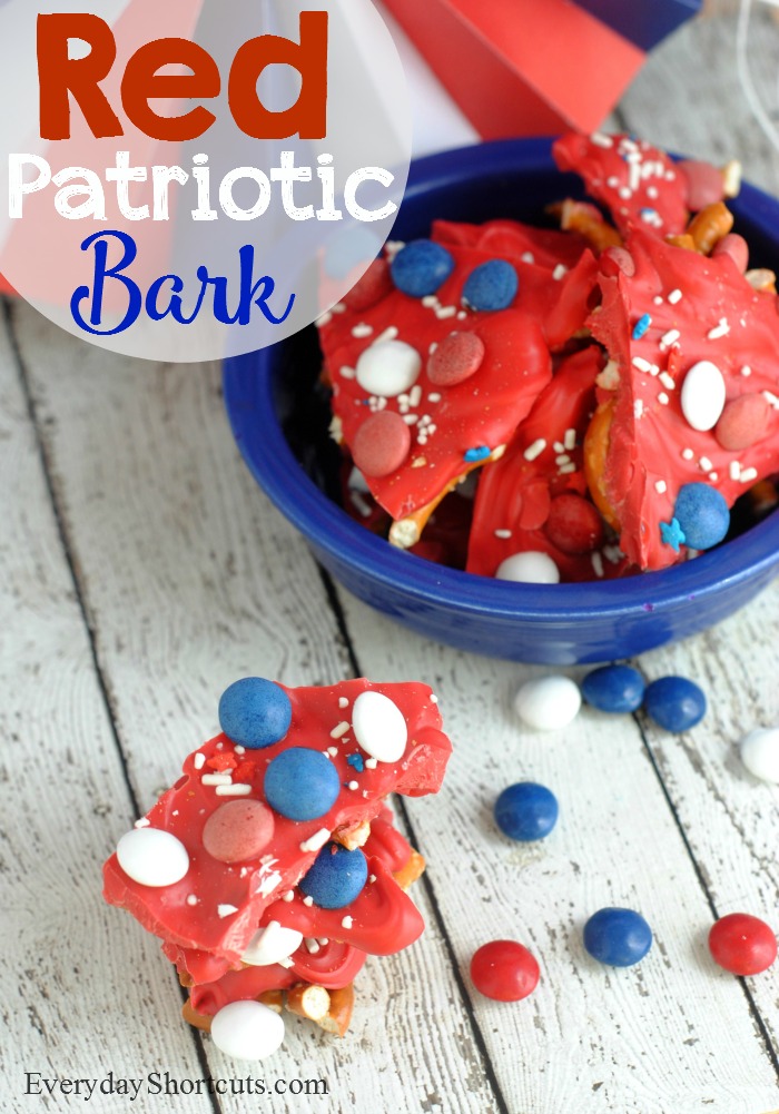 red patriotic bark