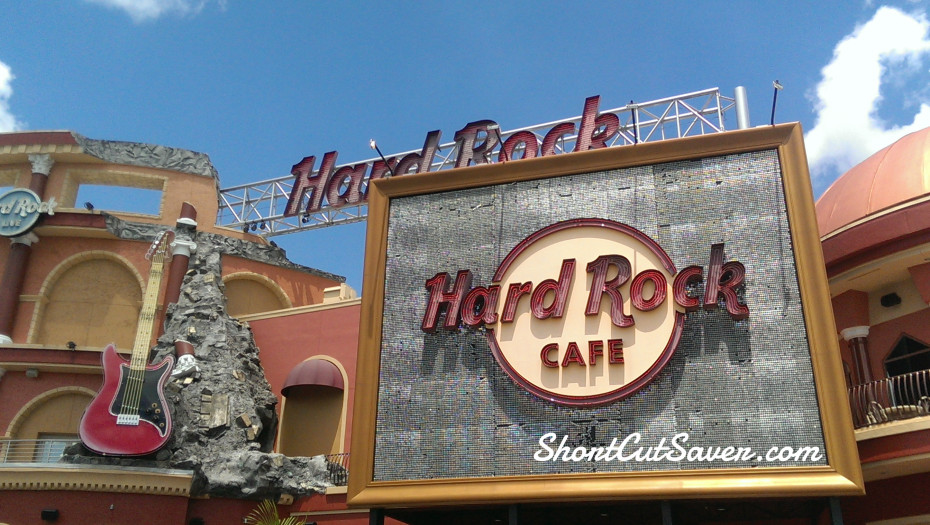 Hard Rock Cafe Orlando Sign