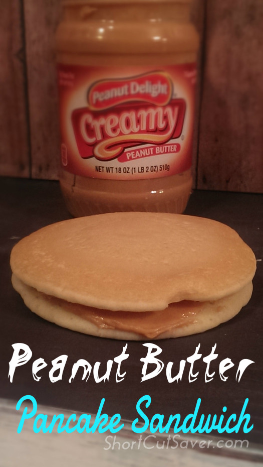 Peanut Butter Pancake Sandwich