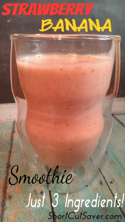 strawberry banana smoothie for kids