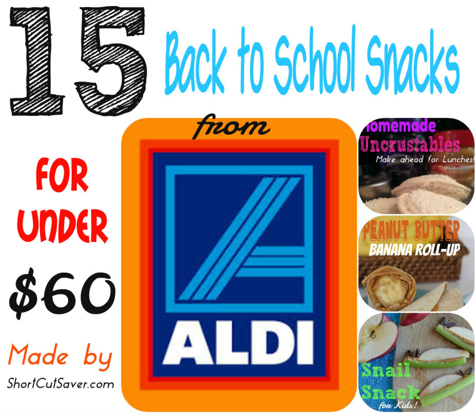 15 Back to school snacks at aldi for under $60