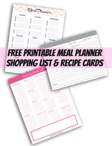 Free Printable Meal Planner