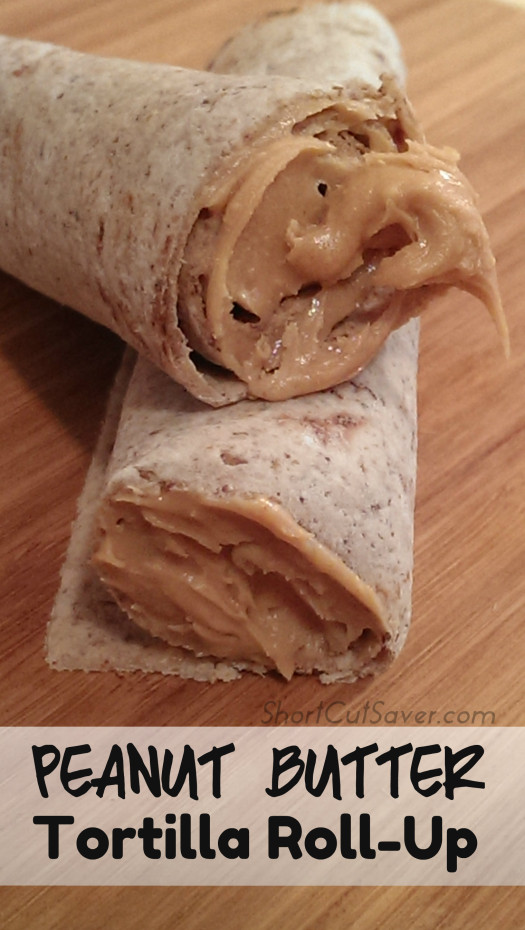 Peanut Butter Tortilla Roll-Up