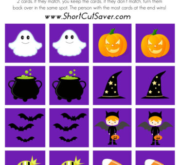 FREE Printable Halloween Cupcake Toppers - Everyday Shortcuts