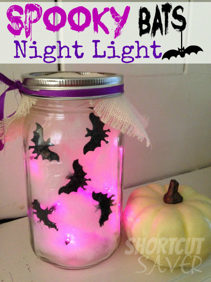 spooky bats night light