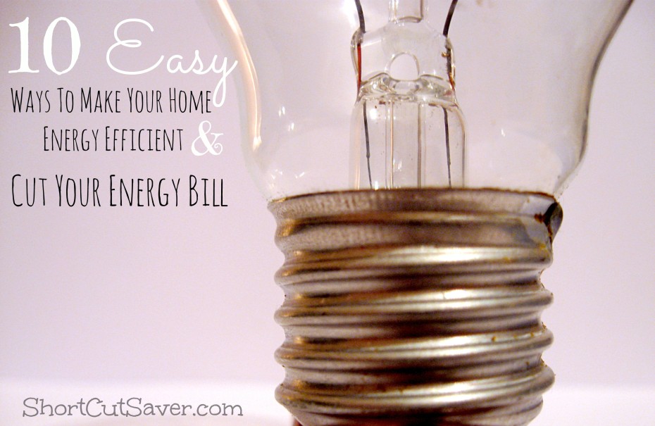 10 Easy Ways To Make Your Home Energy Efficient & Cut Your Energy Bill