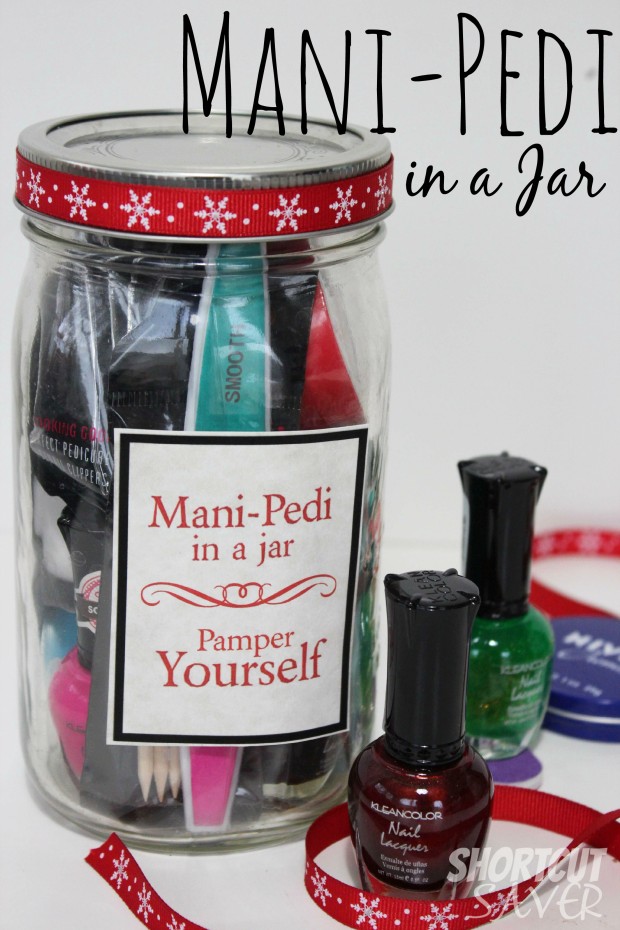 mani-pedi in a jar