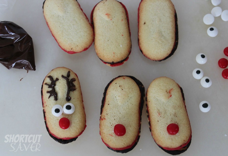 milano reindeer cookies process