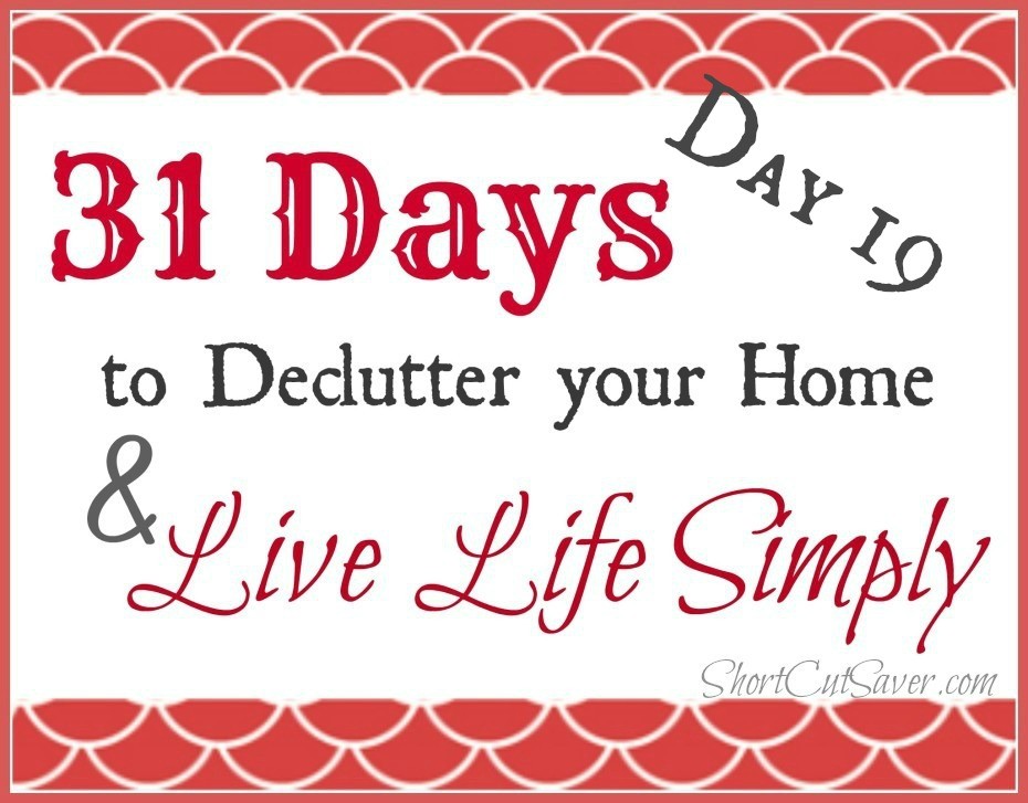 31 Days to Declutter Your Home & Live Life Simply: Under the Bed