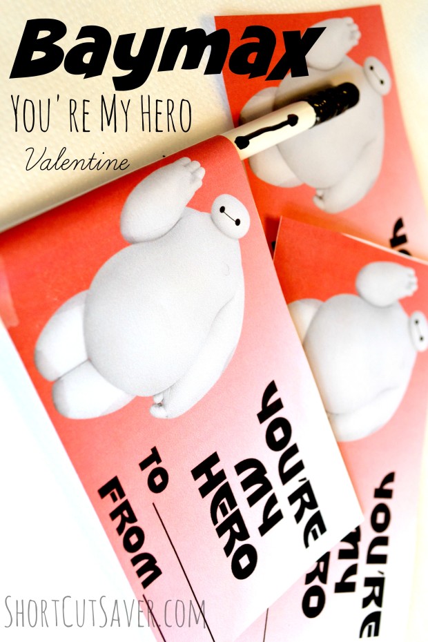 baymax you're my hero valentine