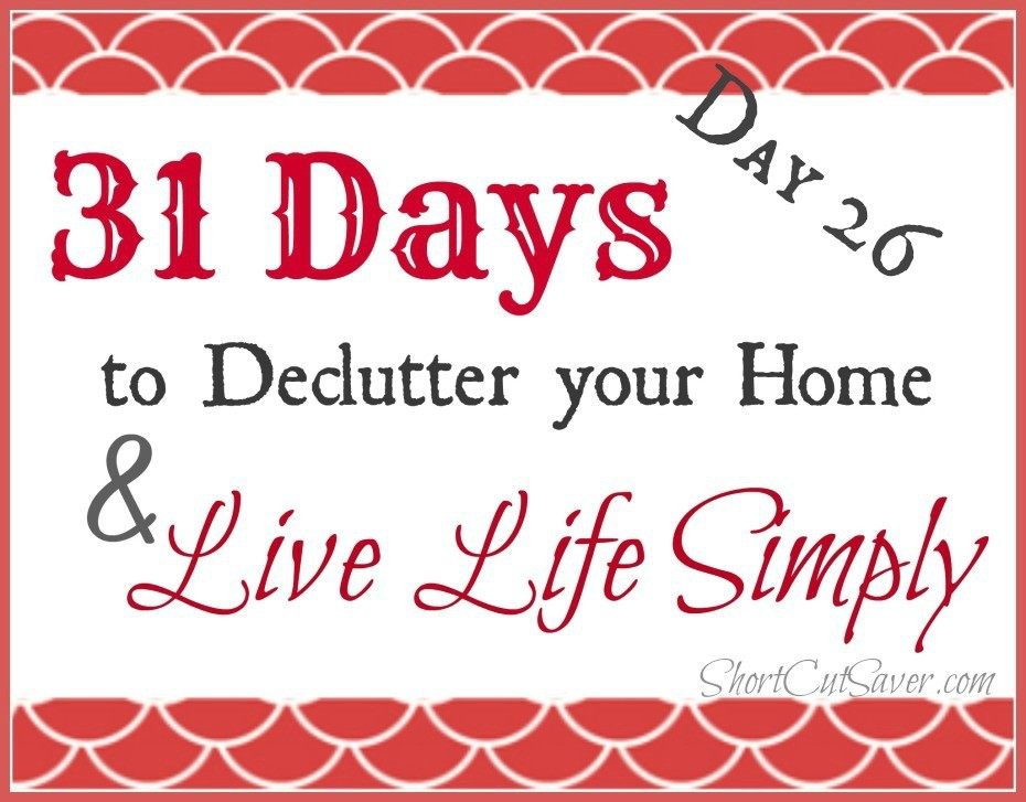 31 Days to Declutter Your Home & Live Life Simply: Gift Wrapping Supplies