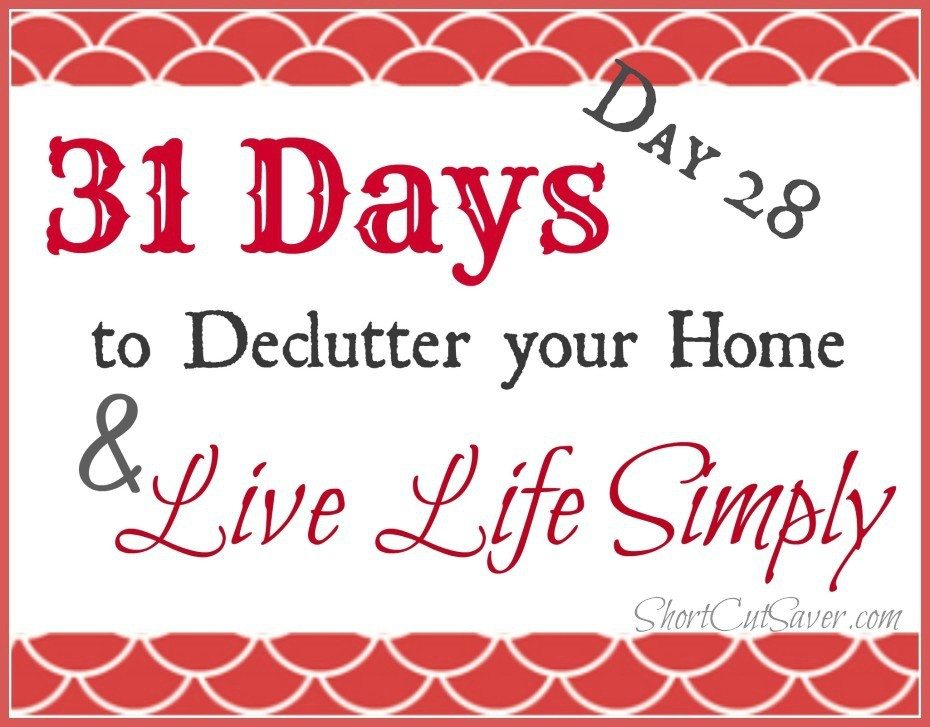 31 Days to Declutter Your Home & Live Life Simply: Garage