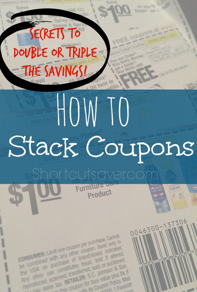 how to stack coupons