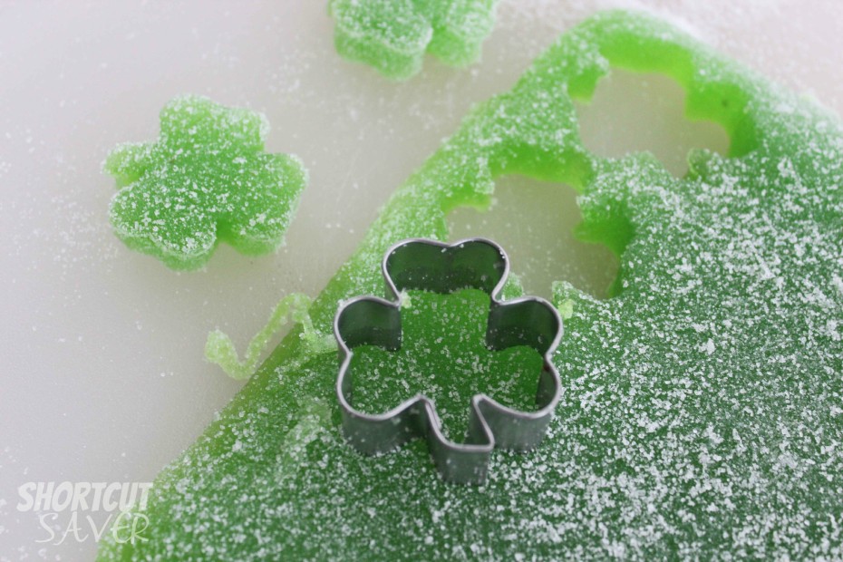 shamrock gum drops cut out