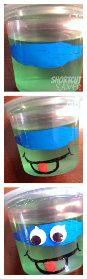 ninja turtles jello cups process