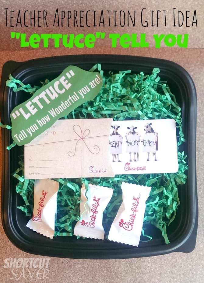 Chick-fil-A Gift Tags- Great for Teacher Appreciation and End of Year!