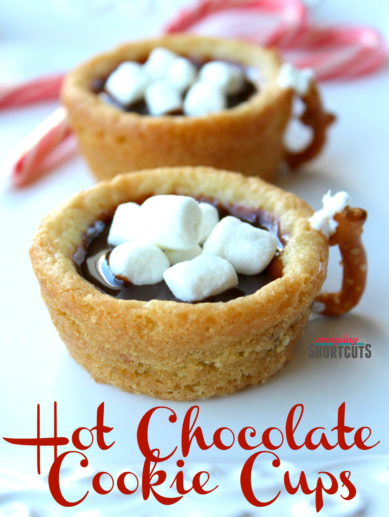 Hot Chocolate Cookie Cups