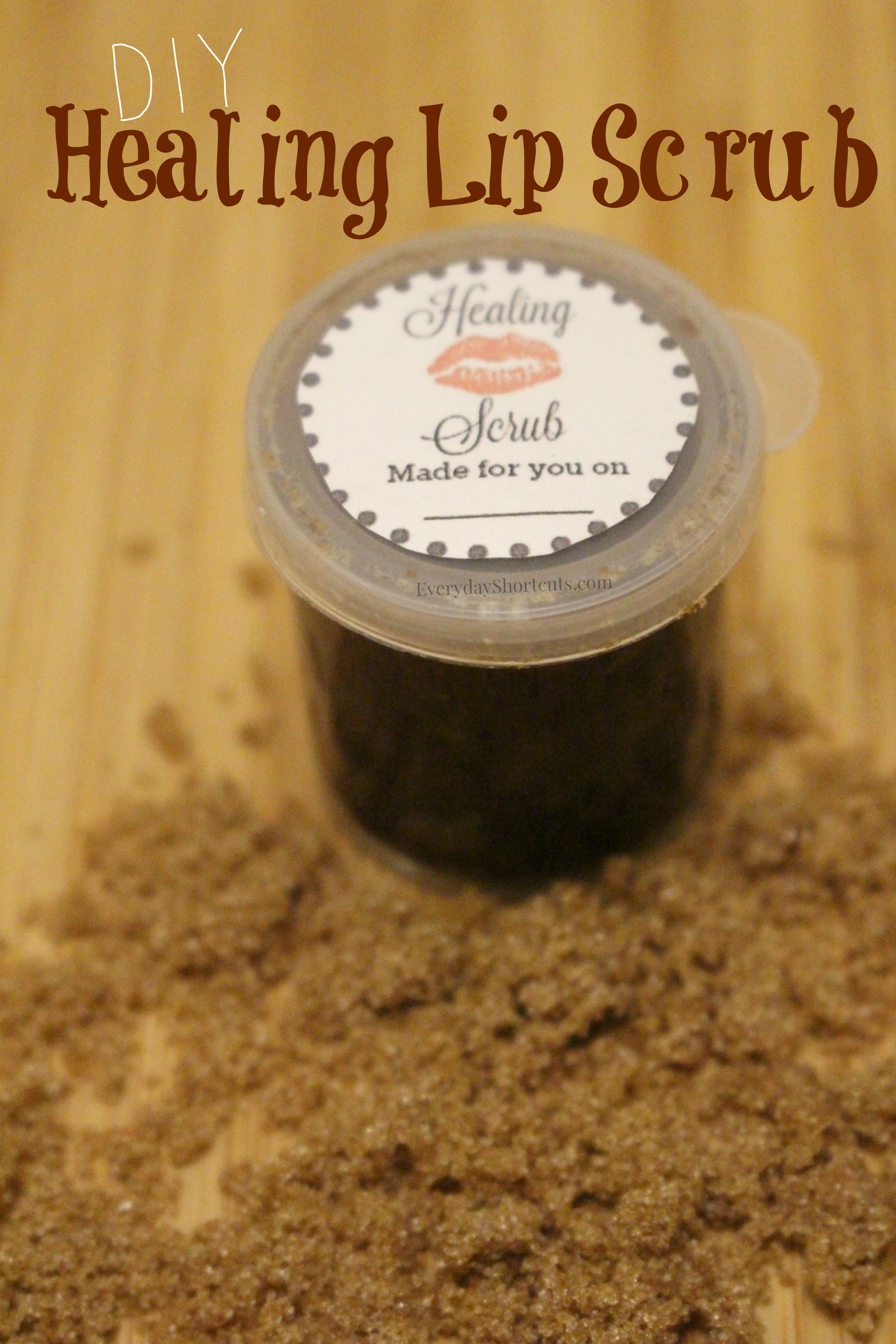 diy healing lip scrub recipe