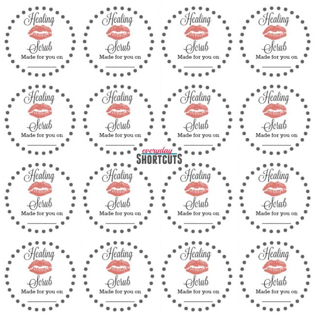 DIY Healing Lip Scrub Recipe - Everyday Shortcuts