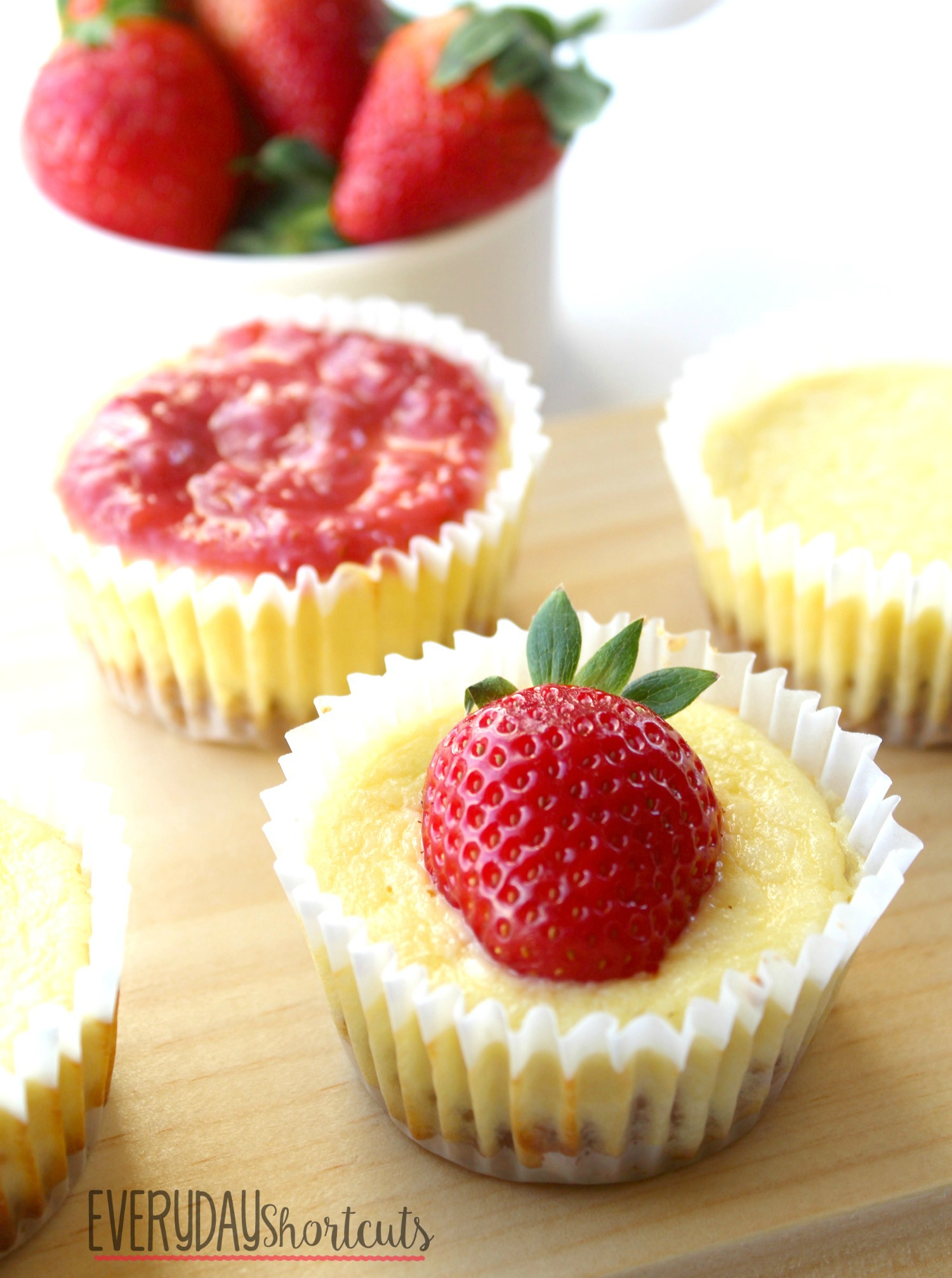 Homemade Cheesecake Cupcakes - Everyday Shortcuts