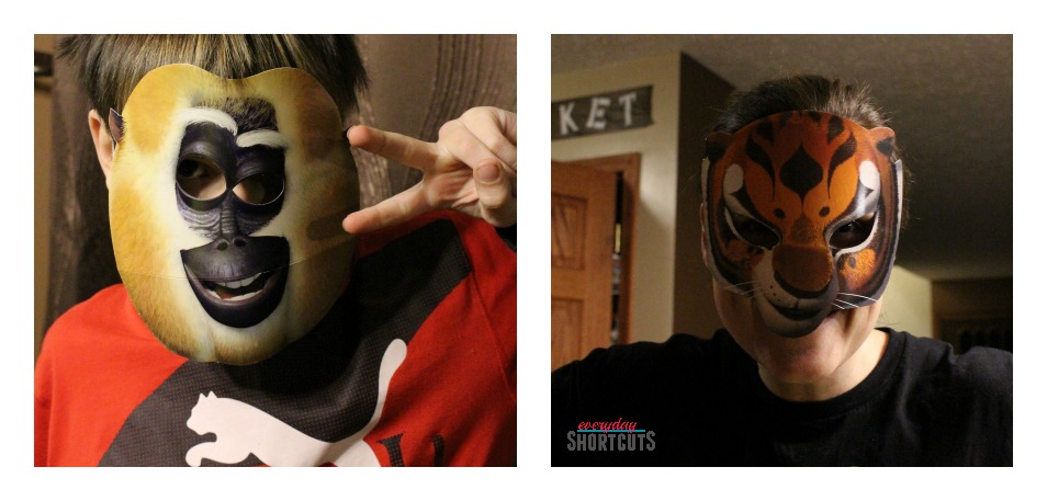 kung fu panda party masks