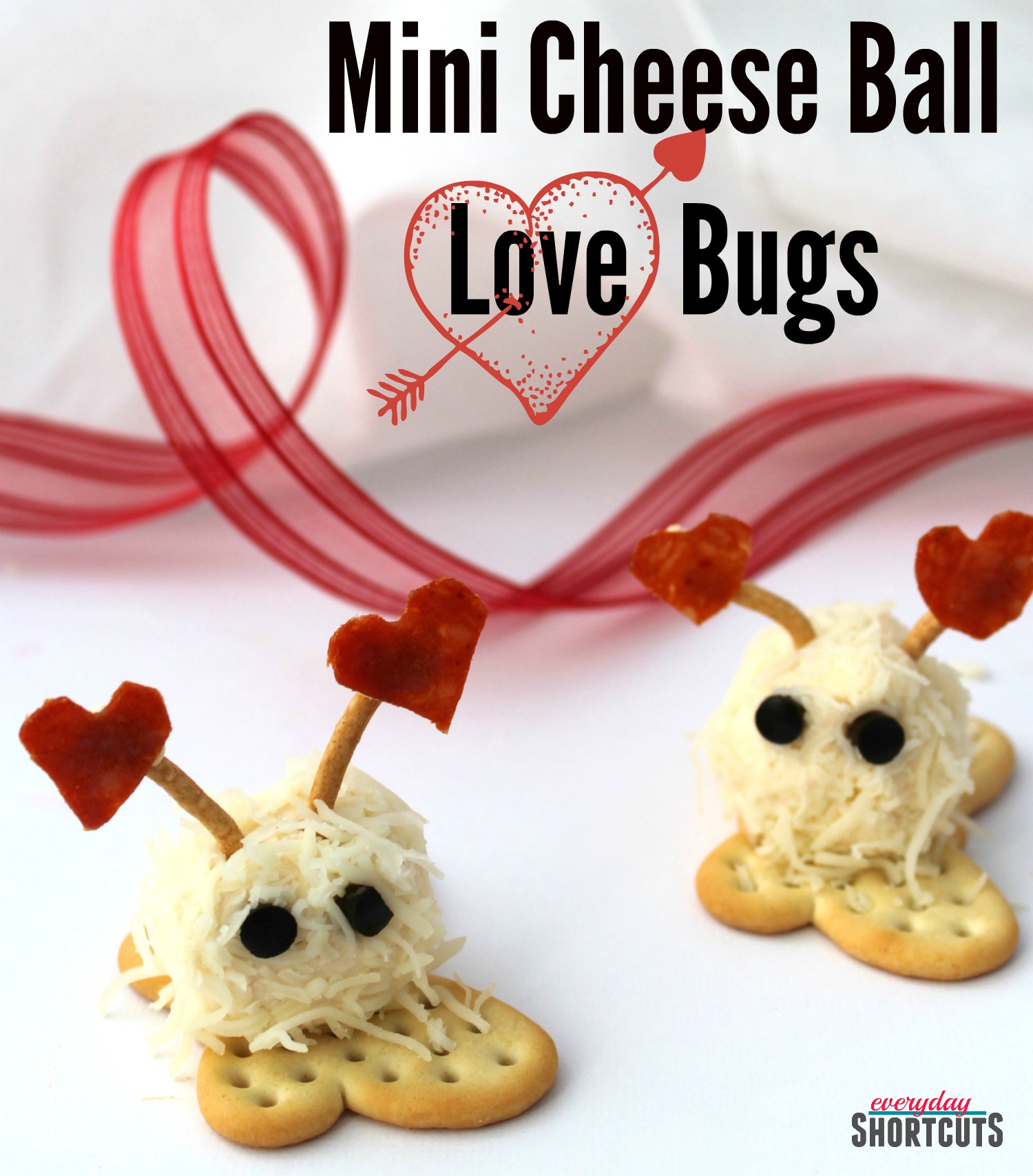 mini cheese ball love bugs