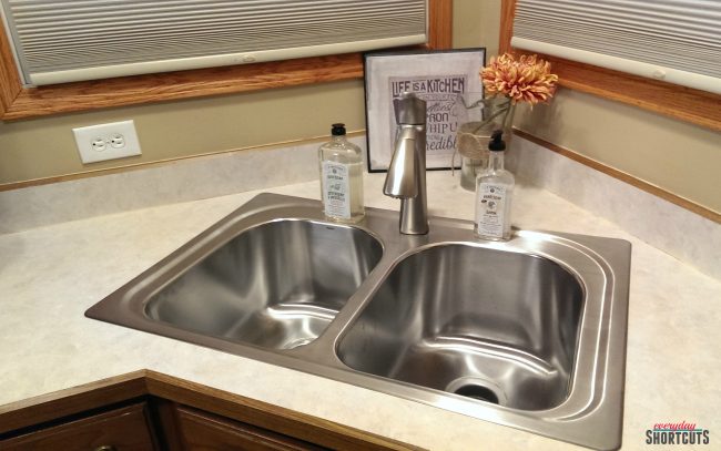 DIY Moen Kitchen Sink & Faucet Install - Everyday Shortcuts