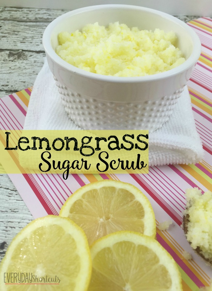 lemongrass sugar scrub