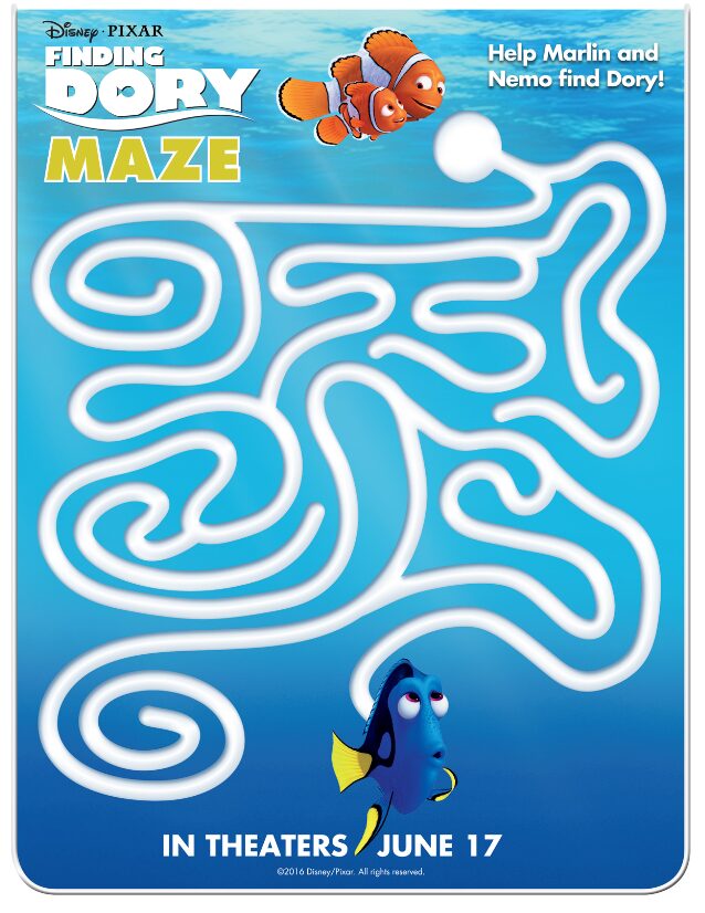 finding dory maze