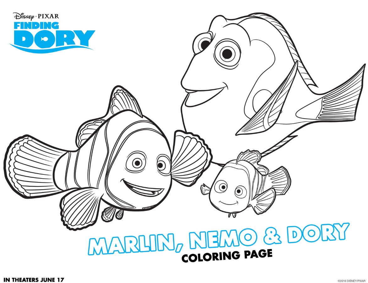 finding dory nemo page