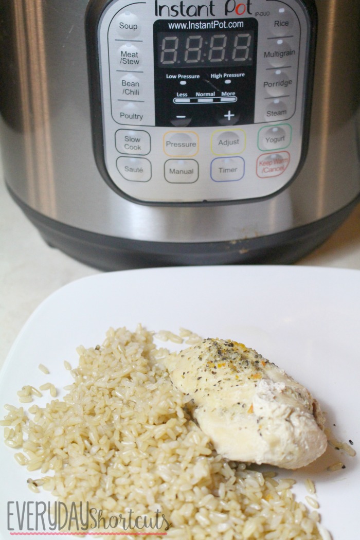 instant pot garlic chicken