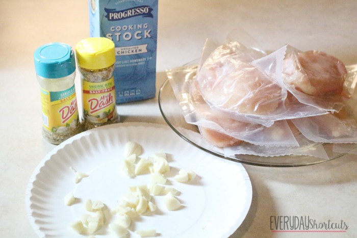 instant pot skinny garlic chicken ingredients