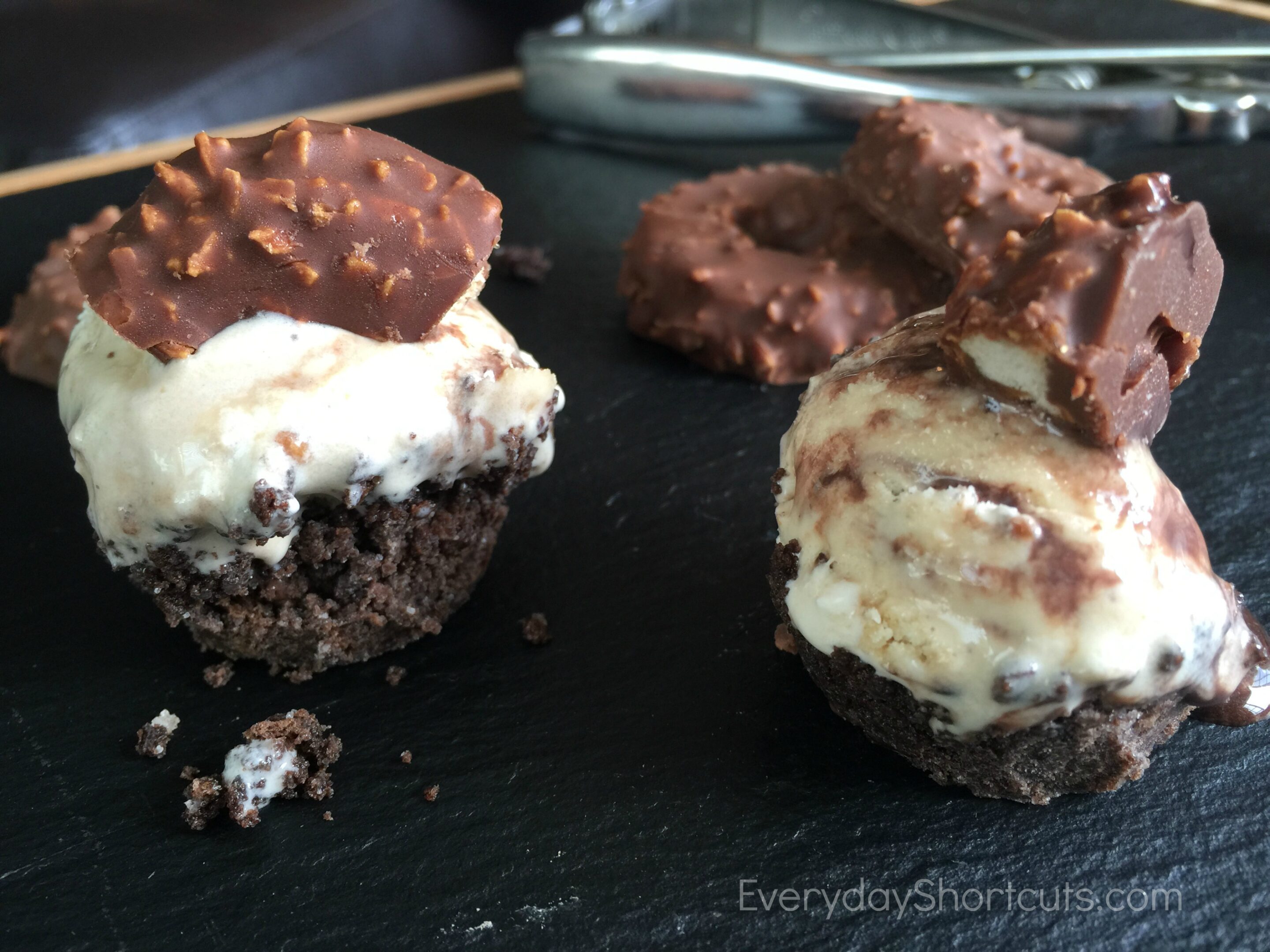 girl scout samoas ice cream bites