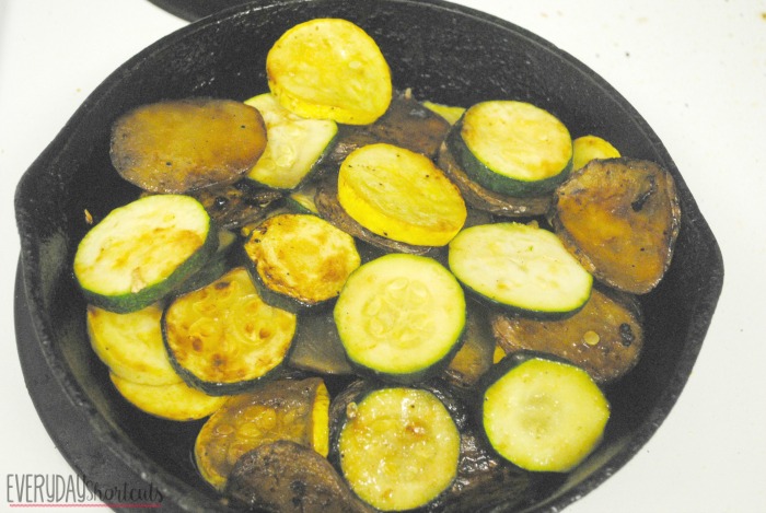 Citrus ingredients in pan
