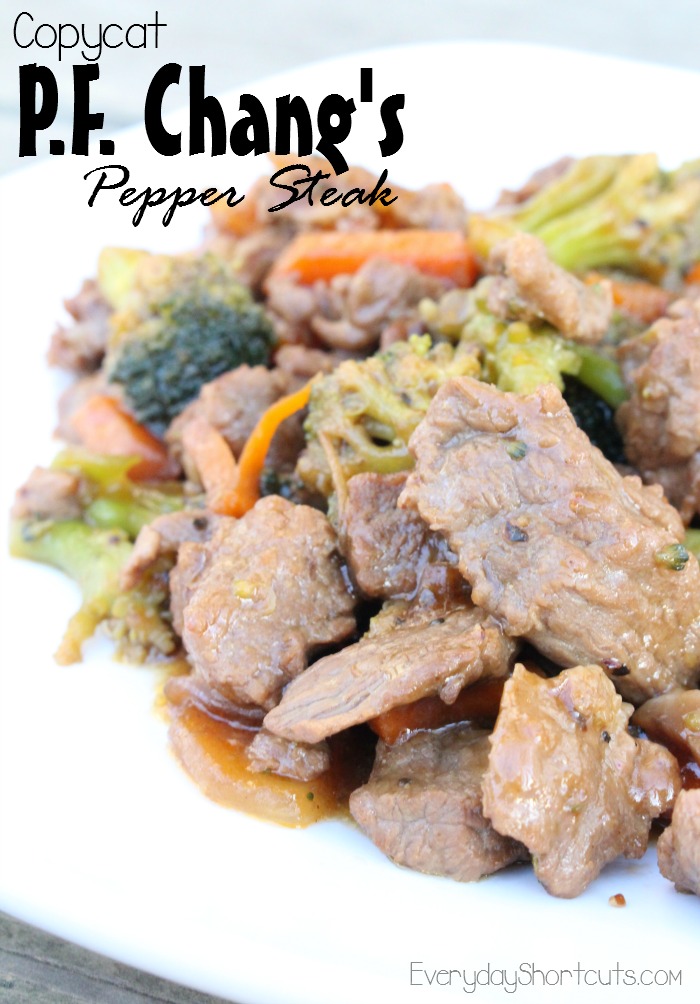 Copycat P.F Chang's Pepper Steak - Everyday Shortcuts