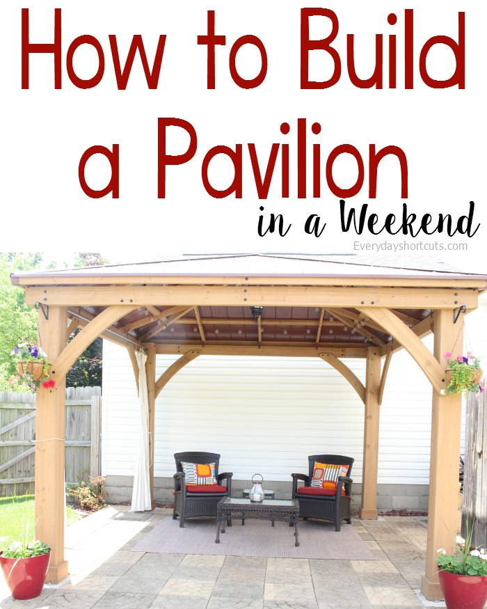 how to build a pavilion