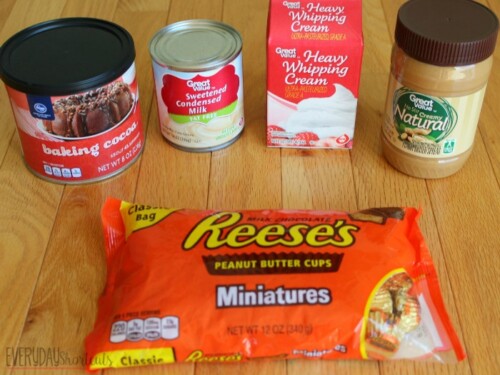 Reese's No Churn Peanut Butter Ice Cream - Everyday Shortcuts