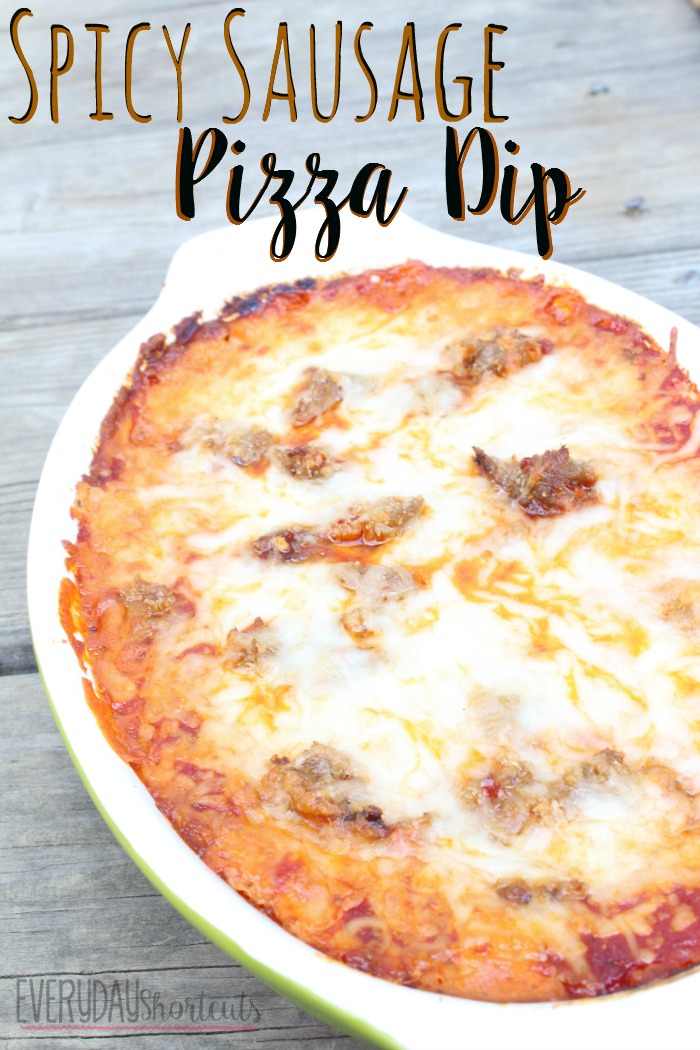 spicy sausage pizza dip