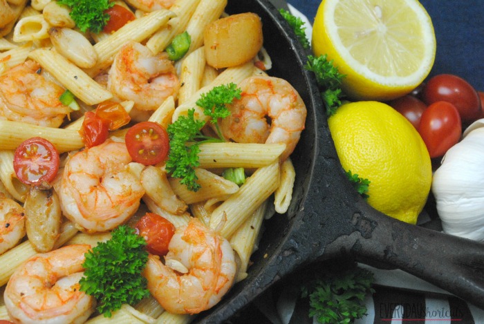 Seafood cajun pasta