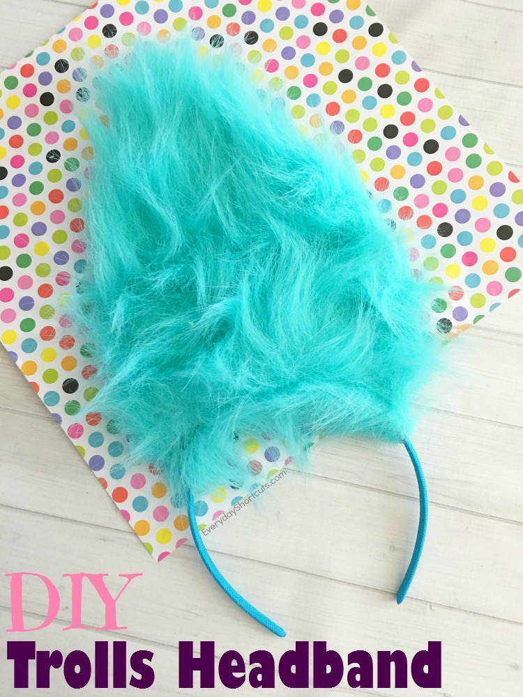 diy trolls headband