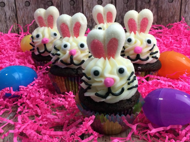 Bunny Cupcakes - Everyday Shortcuts