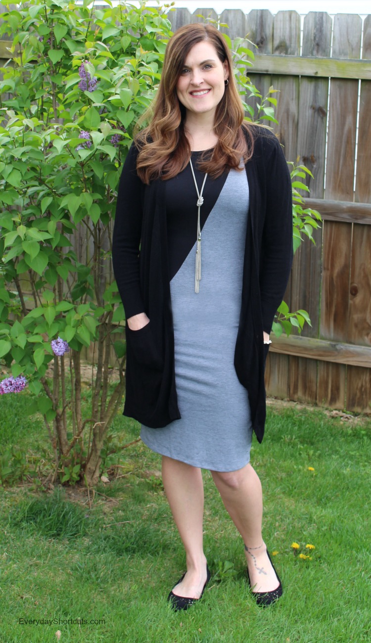 julia dress with cardigan