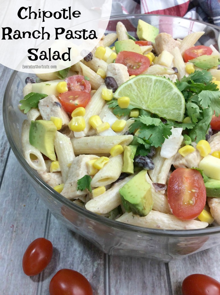 Chipotle Ranch Pasta Salad Recipe