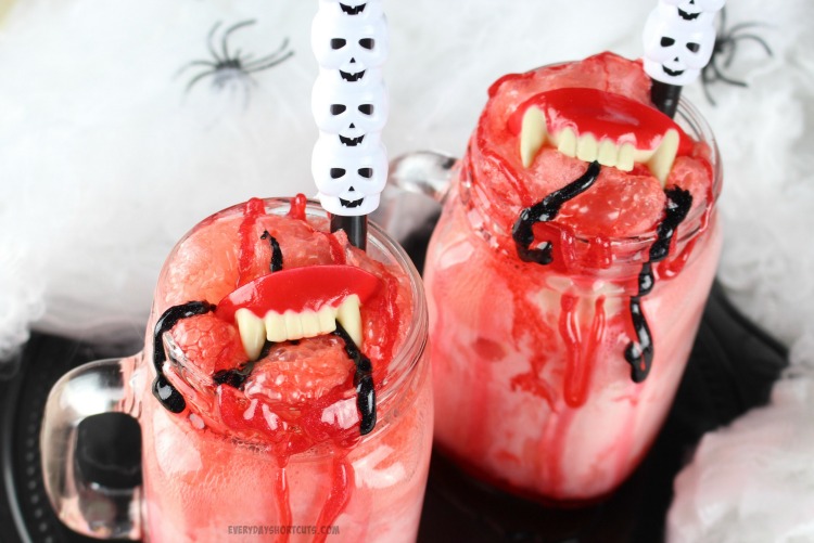 Vampire Ice Cream Floats Everyday Shortcuts 