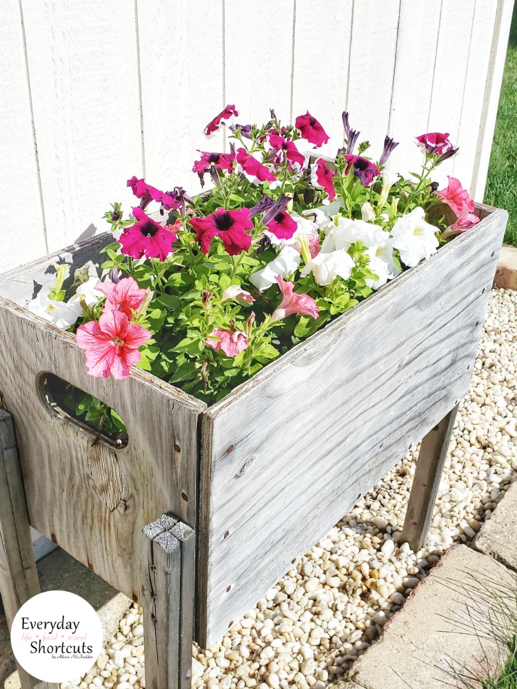 DIY Raised Flower Box with Legs