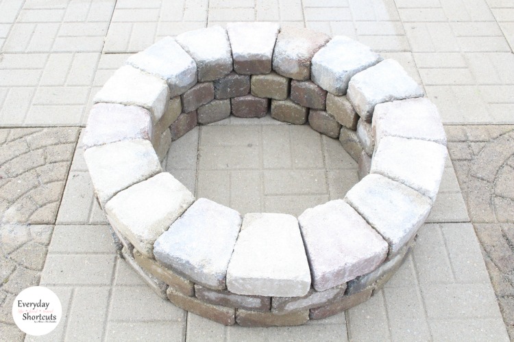 How To Build A Fire Pit On A Paver Patio Everyday Shortcuts